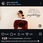 Instagram post from Kaori Oinuma