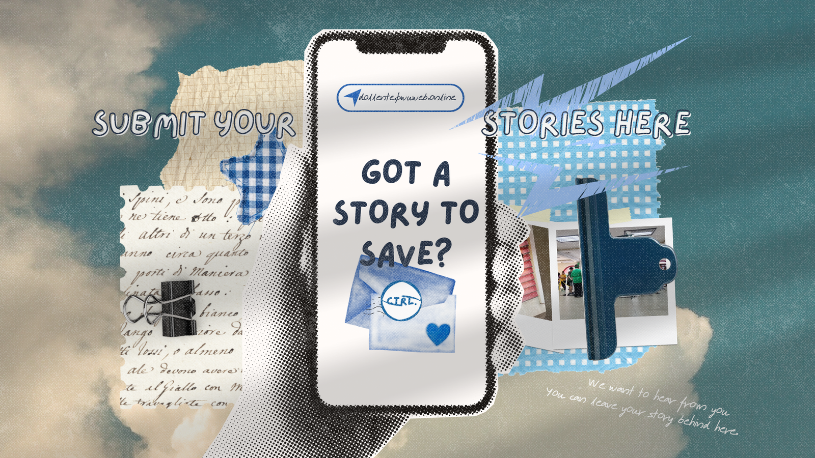Calling for entry and submission of stories to share in this website